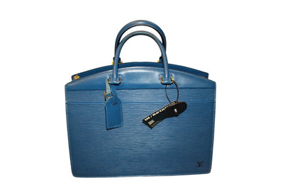 Louis Vuitton Riviera Bag Blue Leather