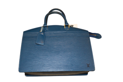 Louis Vuitton Riviera Bag Blue Leather