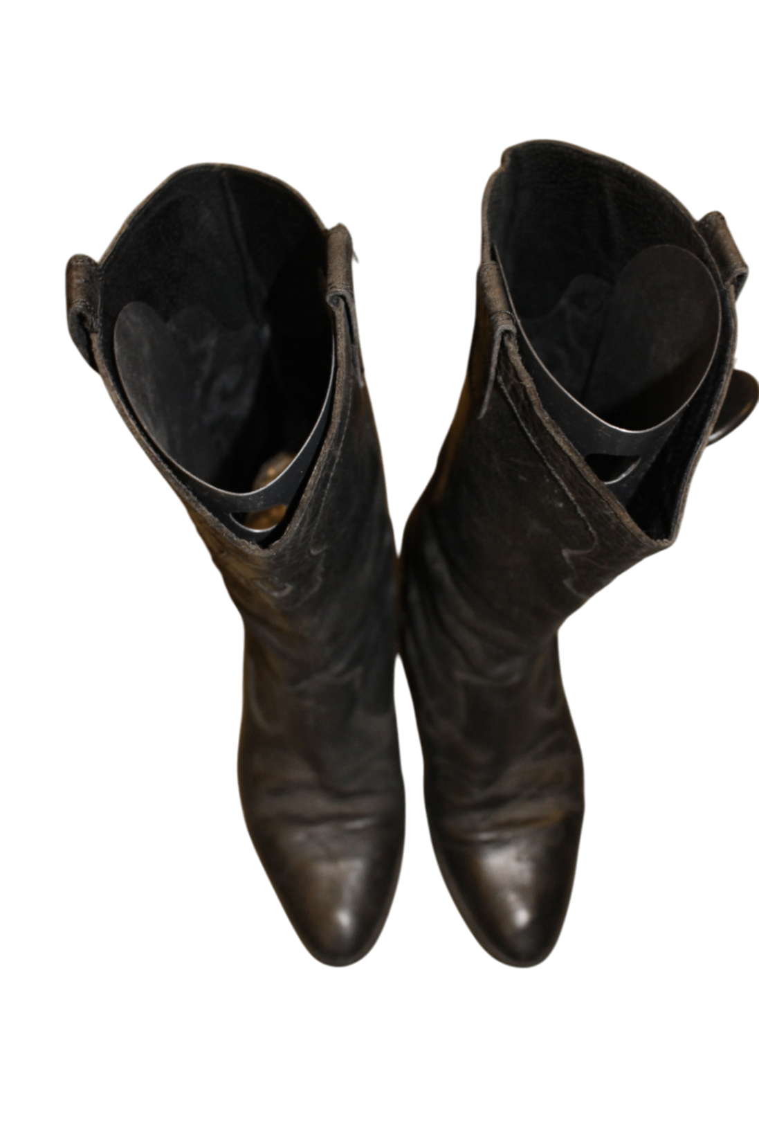 Cowboy Boots 40 Black Leather