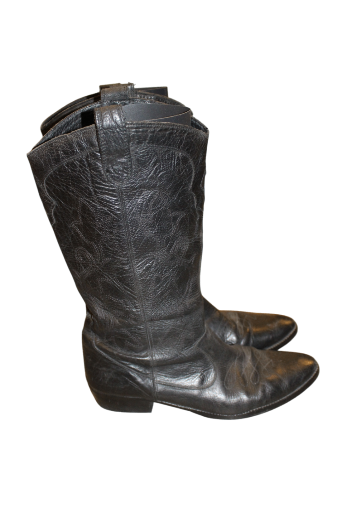 Cowboy Boots 40 Black Leather