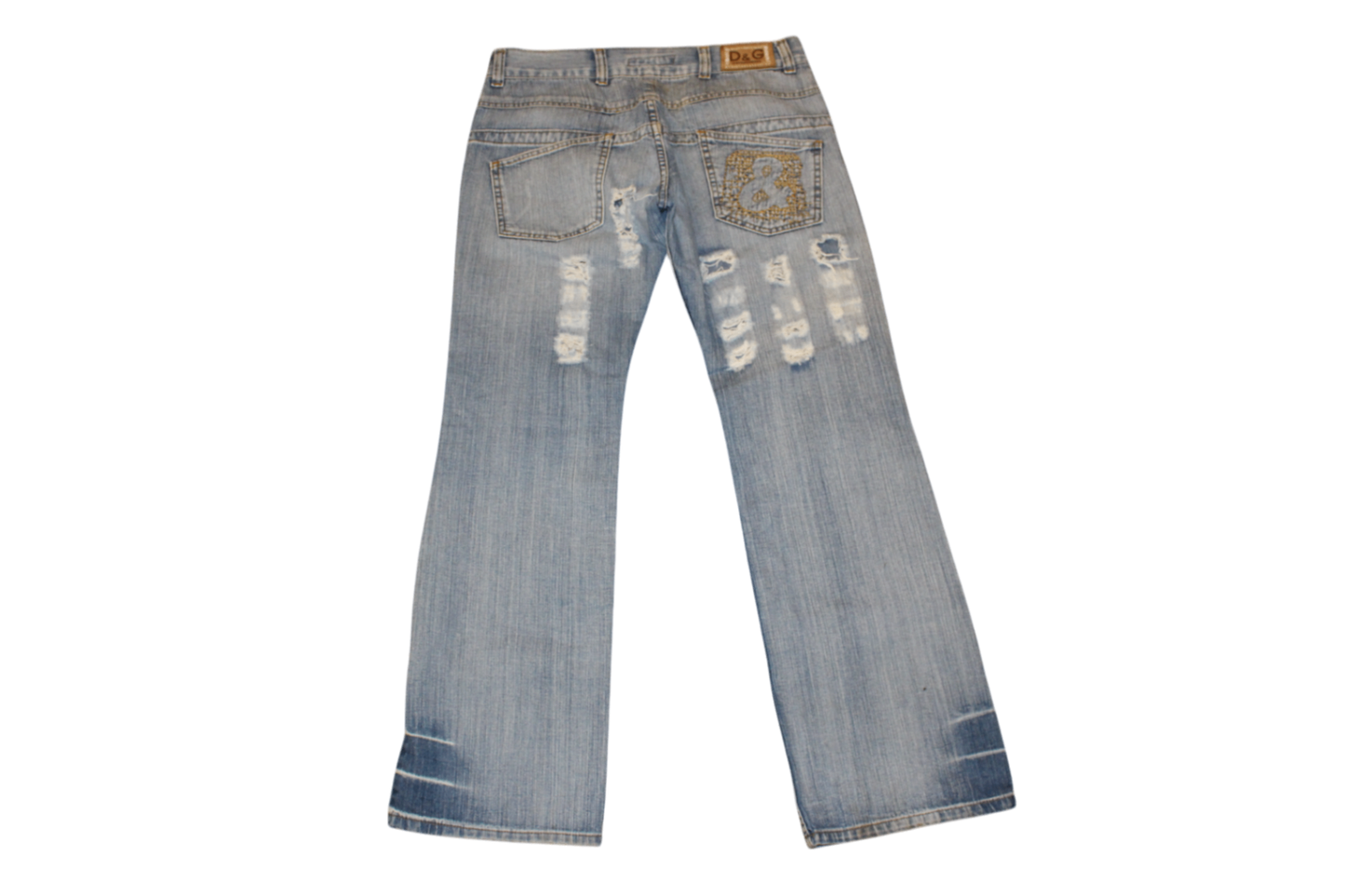 Dolce & Gabbana Jeans L Blue, Embroidered