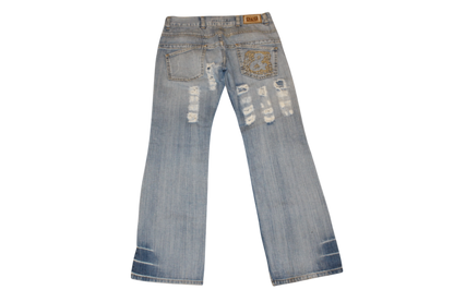 Dolce & Gabbana Jeans L Blue, Embroidered