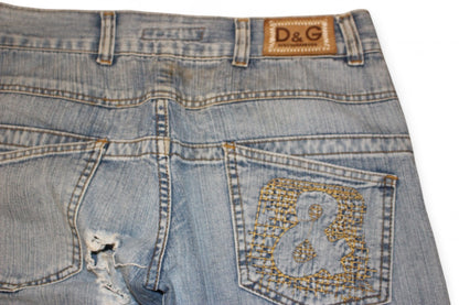 Dolce & Gabbana Jeans L Blue, Embroidered