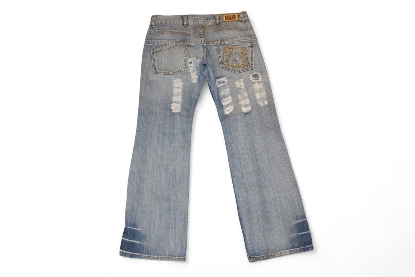 Dolce & Gabbana Jeans L Blue, Embroidered