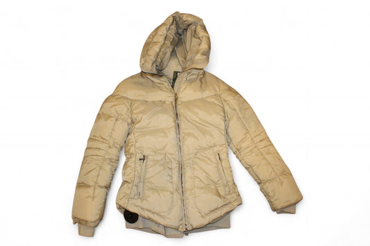 Marithe Francois Girbaud Down Jacket Beige, Size XS