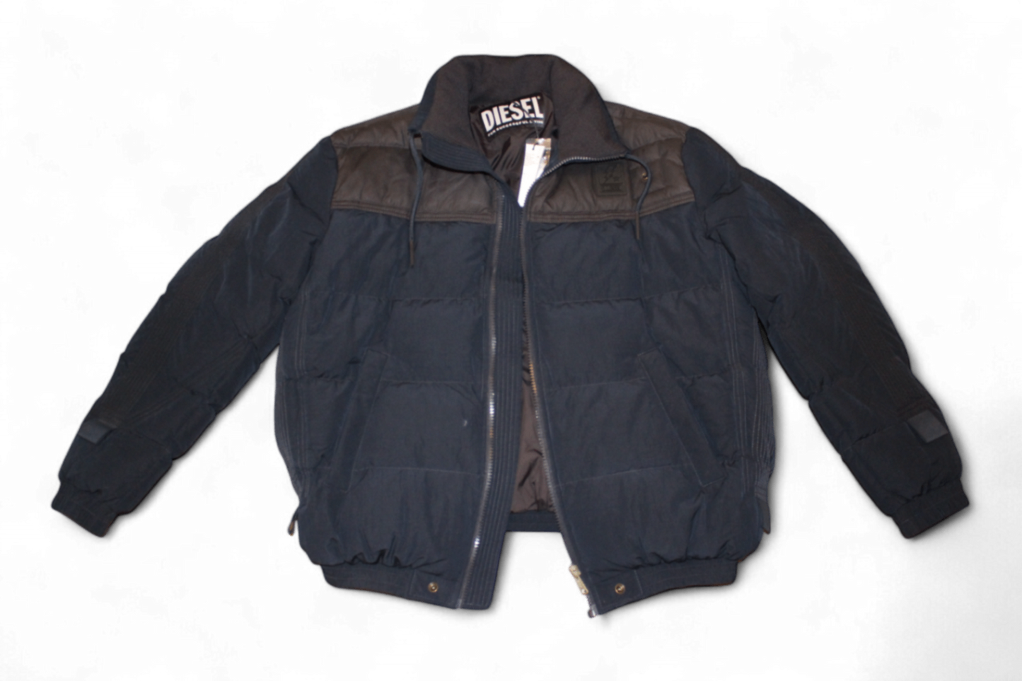 Diesel Jacket Navy and black, Puffer, Down, Size L