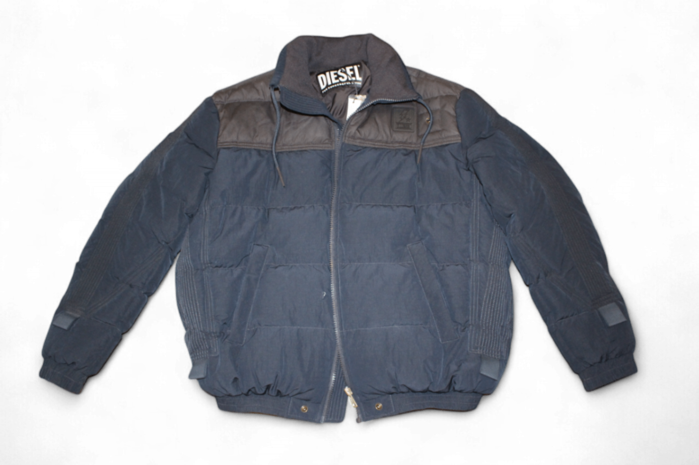 Diesel Jacket Navy and black, Puffer, Down, Size L