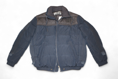 Diesel Jacket Navy and black, Puffer, Down, Size L