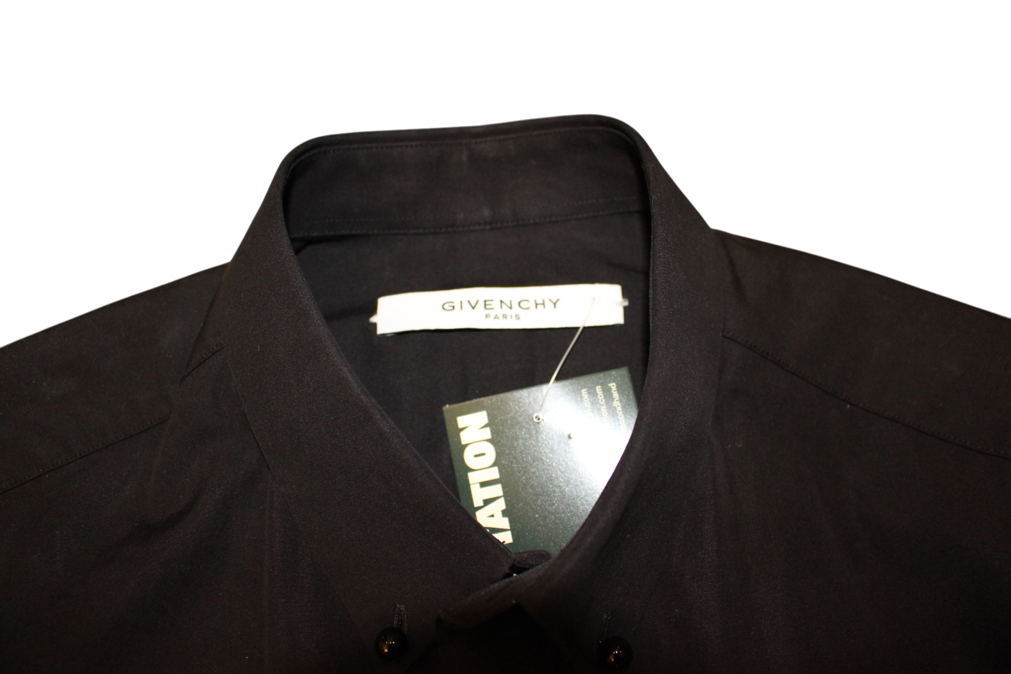 Givenchy Shirt Black Cotton ring zippers, Size M